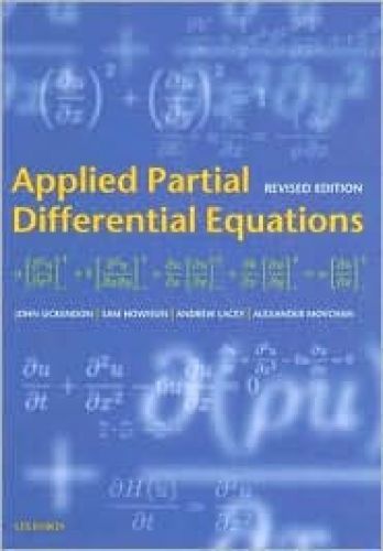 Applied Partial Differential Equations